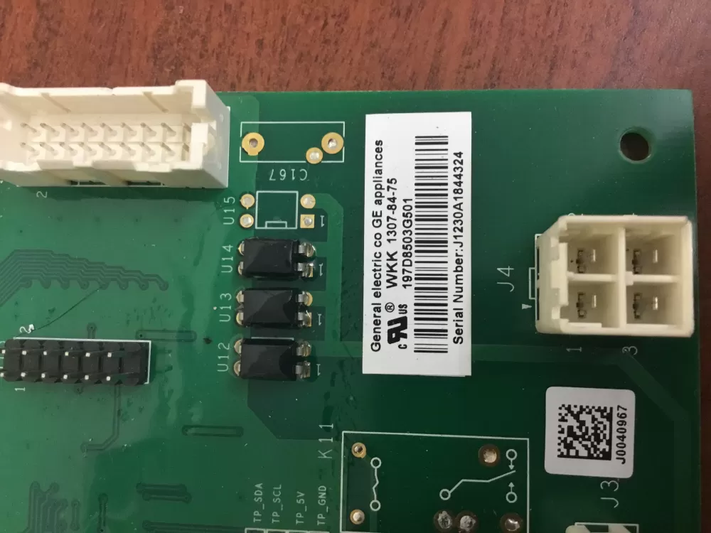 GE 197D8503G501 EBX1425P001 Refrigerator Control Board AZ34942 | NR350