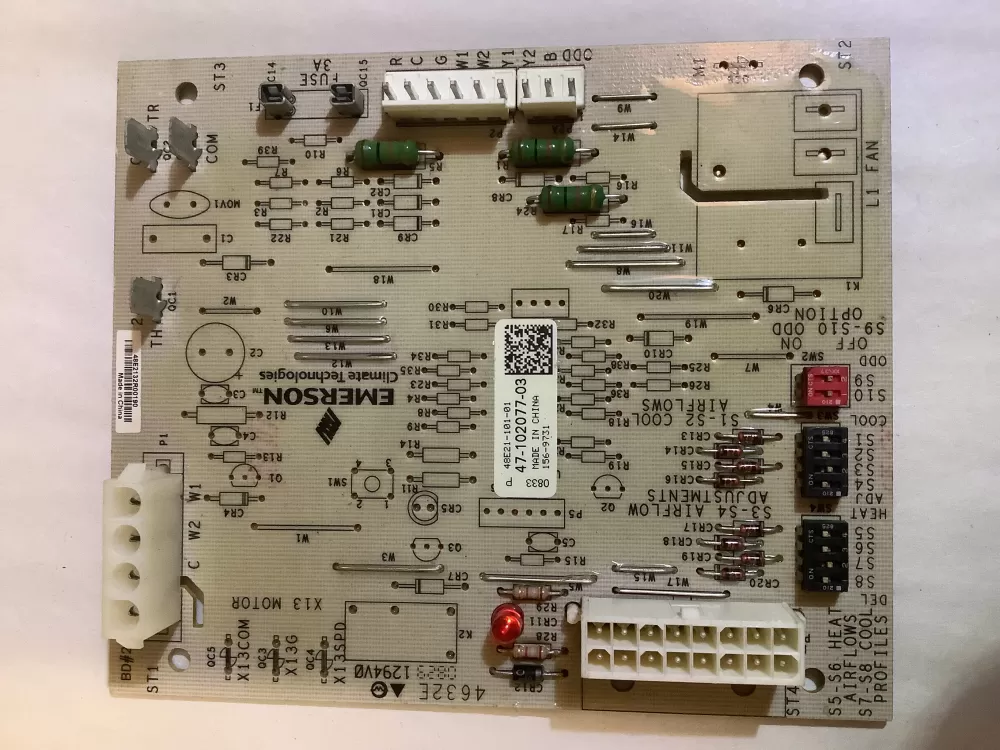 Rheem Emerson 47 102077 03 48e21 101 01  Control Board AZ104836 | AR1850