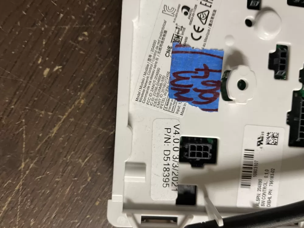 Alliance 205220 204890 Wireless Network Control AZ46090 | Wm664