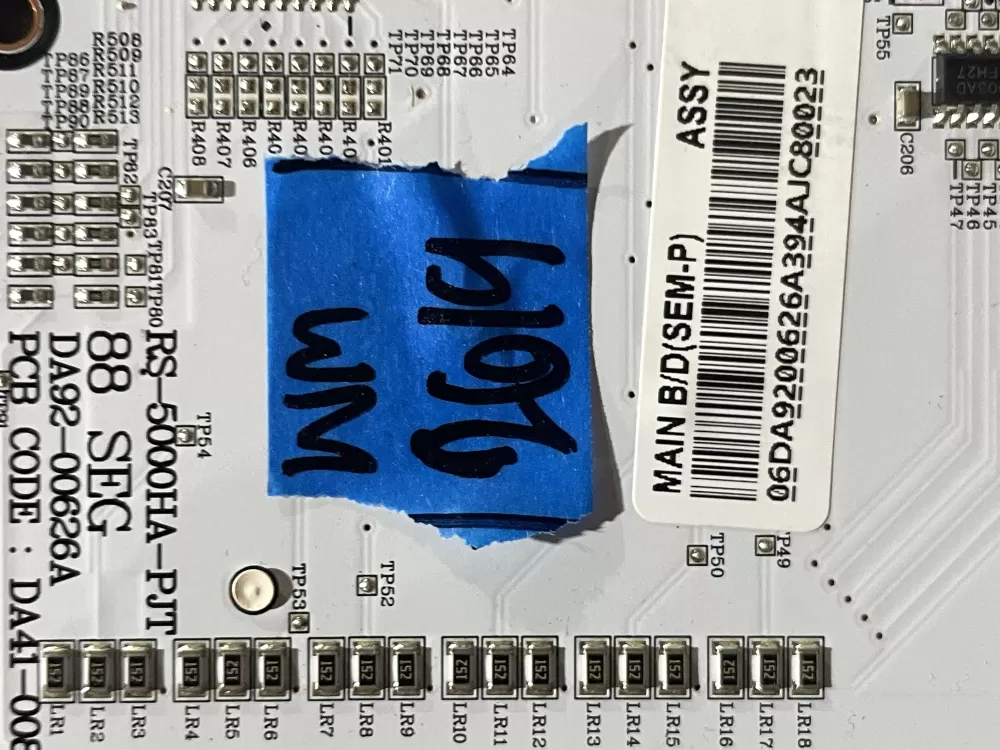 Samsung Refrigerator Dispenser Control Board -DA92-00626A AZ184215 | Wm2619