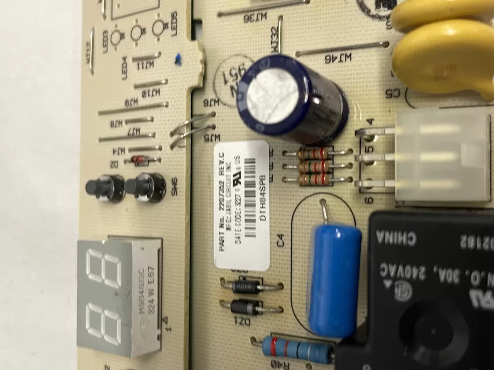 KENMORE REFRIGERATOR CONTROL BOARD 2207352 8201660 AZ216990 | Wm1030