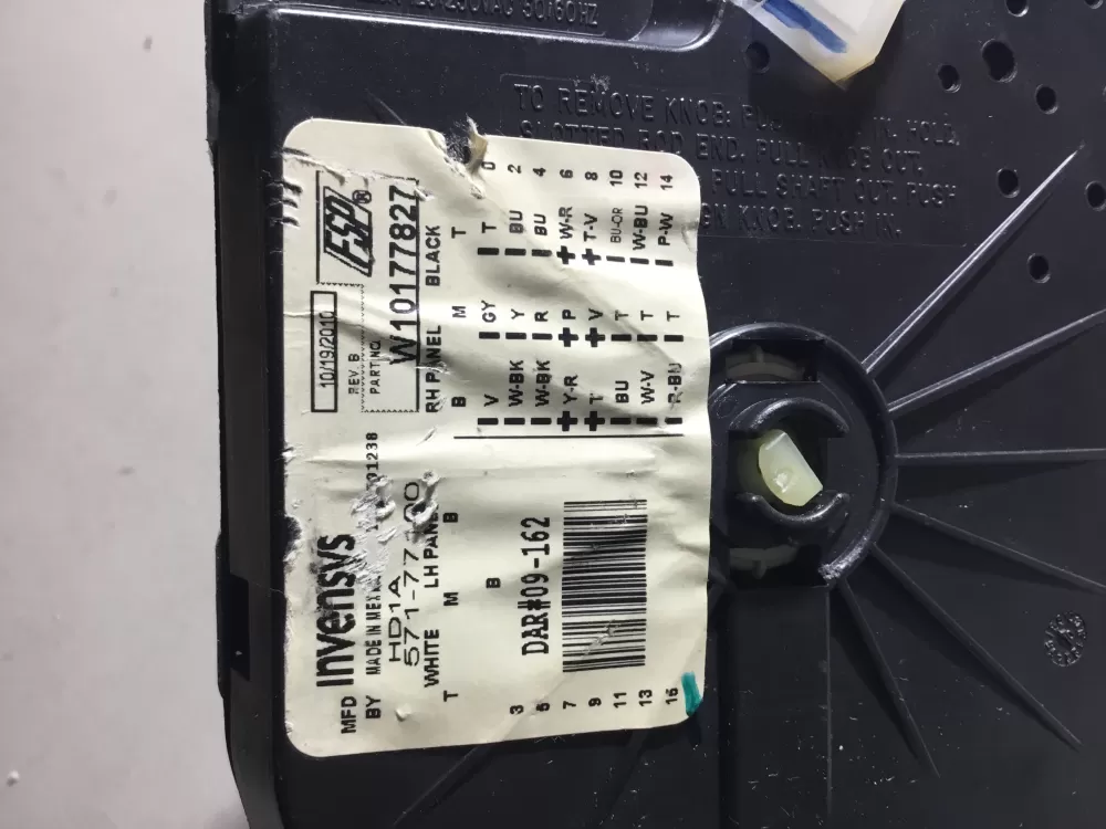 Whirlpool W10177827 WPW10177827 Washer Timer AZ44043 | NR1756