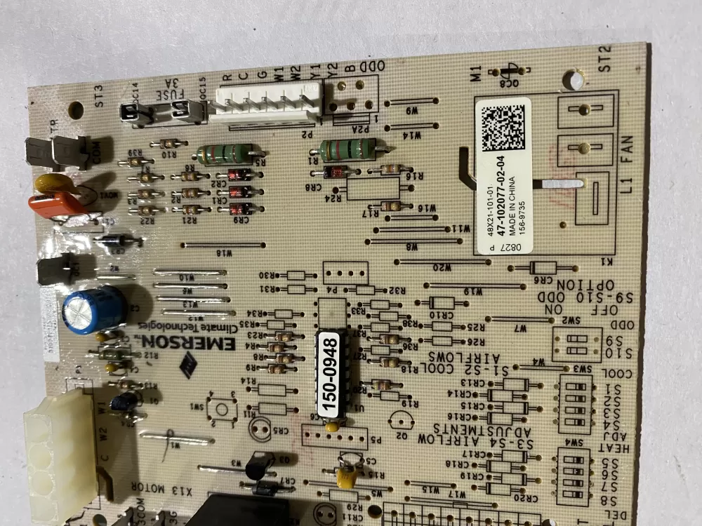 Rheem Air Handler Control Board 47-102077-02-04 156-9735 AZ193737 | BK574