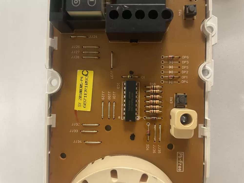 LG 6871ER1093C  Washing Machine Control Board Display Panel AZ128999 | KMV675