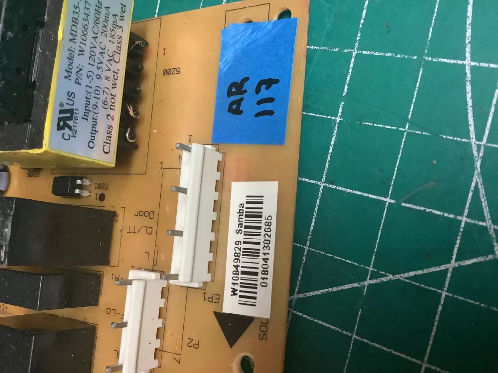 Whirlpool Maytag W10831030 W10849829 Microwave Control Panel AZ197762 | AR117