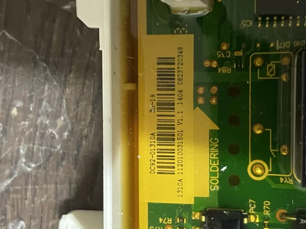 Samsung DC92-01310A Dryer Control Board AZ42826 | Wm1748