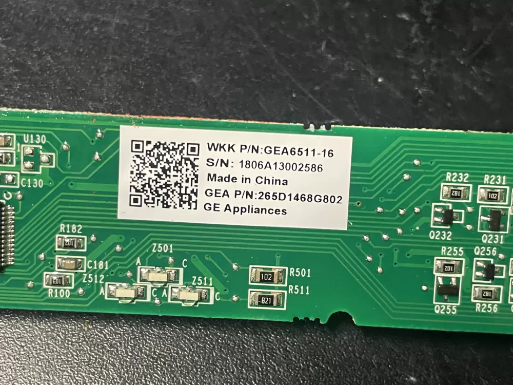 GE 265D1468G802 Dishwasher User Interface Control Board AZ11537 | 578