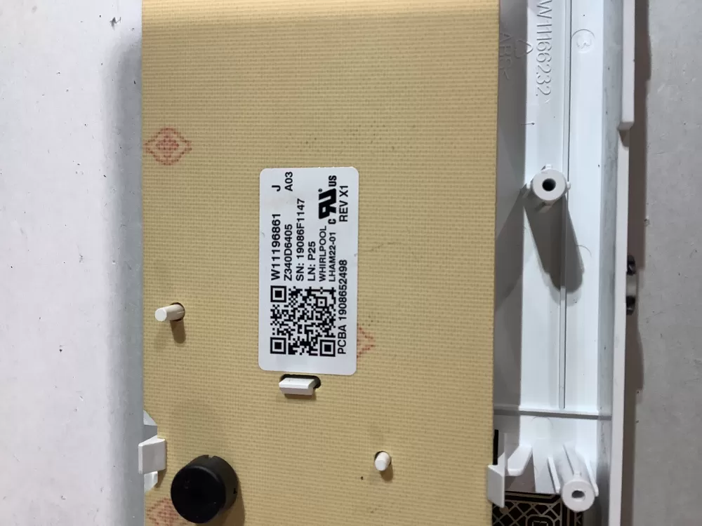 Whirlpool Maytag W11196861 Dryer Control Panel AZ183767 | ZC2711