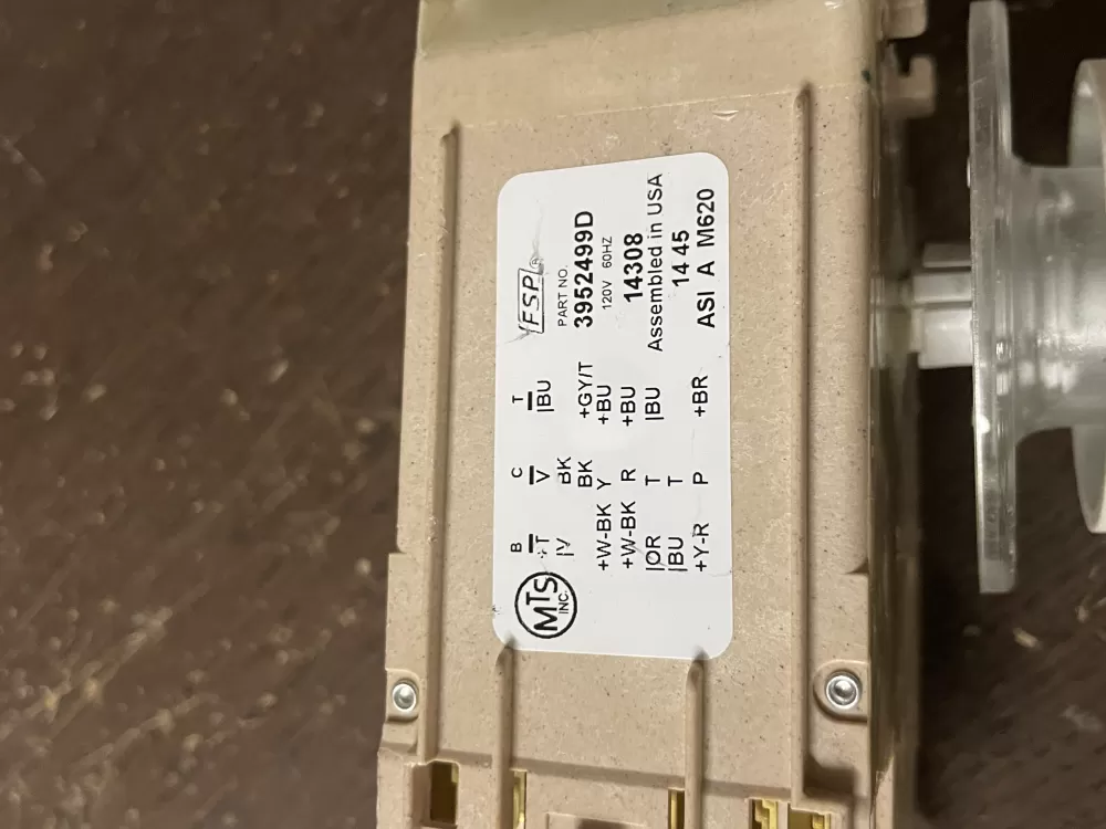 Whirlpool Washer Timer 3952499D AZ45443 | Wm1770