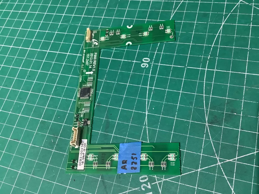 Samsung DC92-01607J DC94-06643A Dryer UI Control Board AZ193164 | AR2251