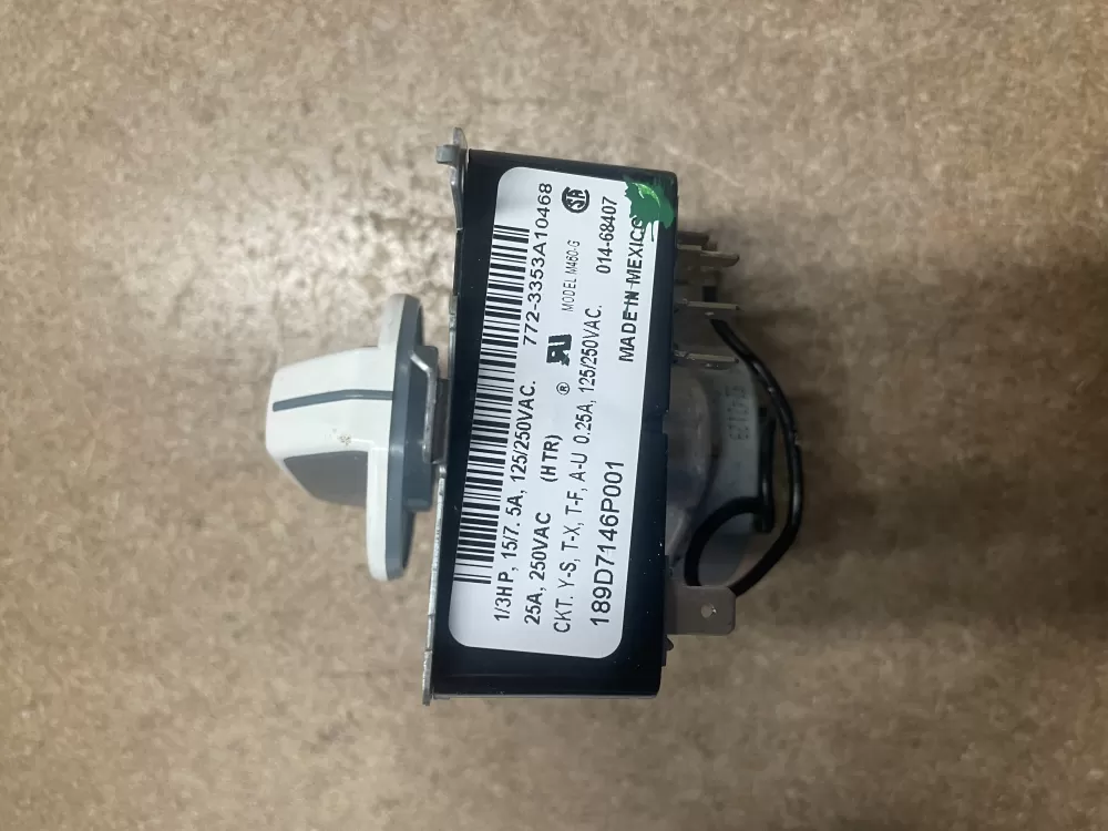 GE  General Electric  Kenmore 189D7146P001 Dryer Timer