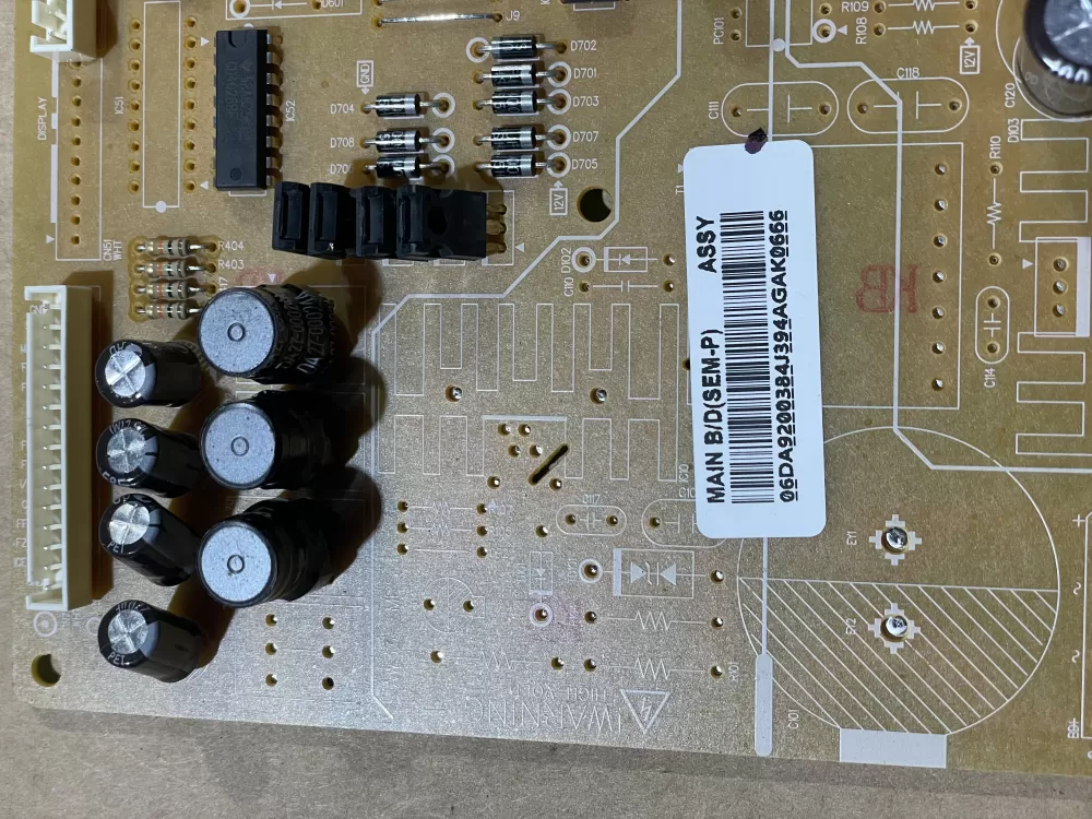 Samsung DA92 00384J DA9200384J Refrigerator Control Board AZ117868 | KM2176