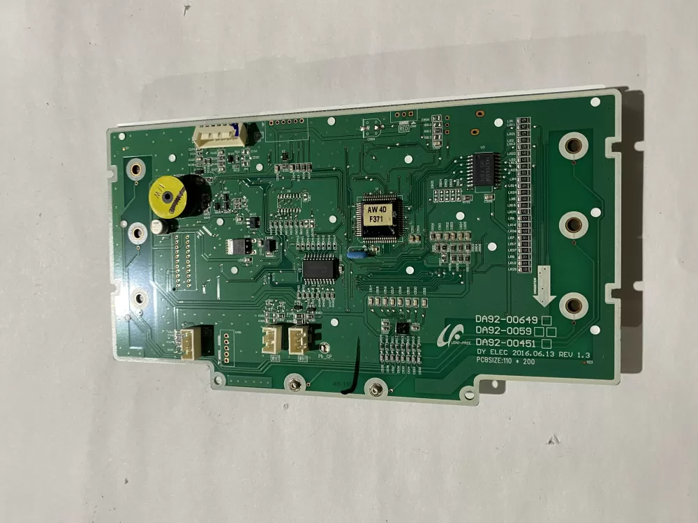 Samsung DA92 00649A Refrigerator Control Board Dispenser AZ195543 | BK88