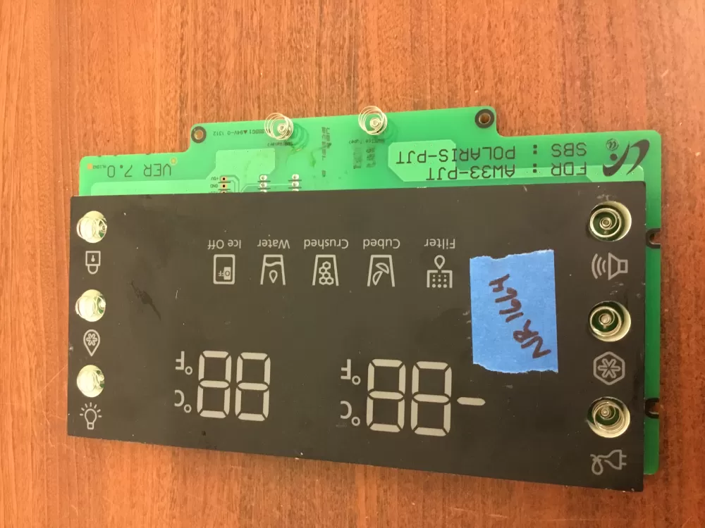 Samsung DA92 00153A Refrigerator Control Board AZ30899 | NR1664