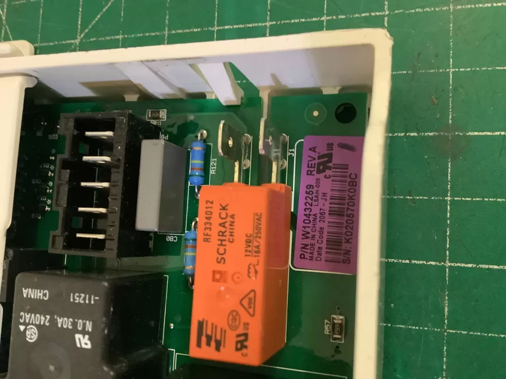 Whirlpool W10368722 W10432259 Dryer Control Board AZ205490 | NR294