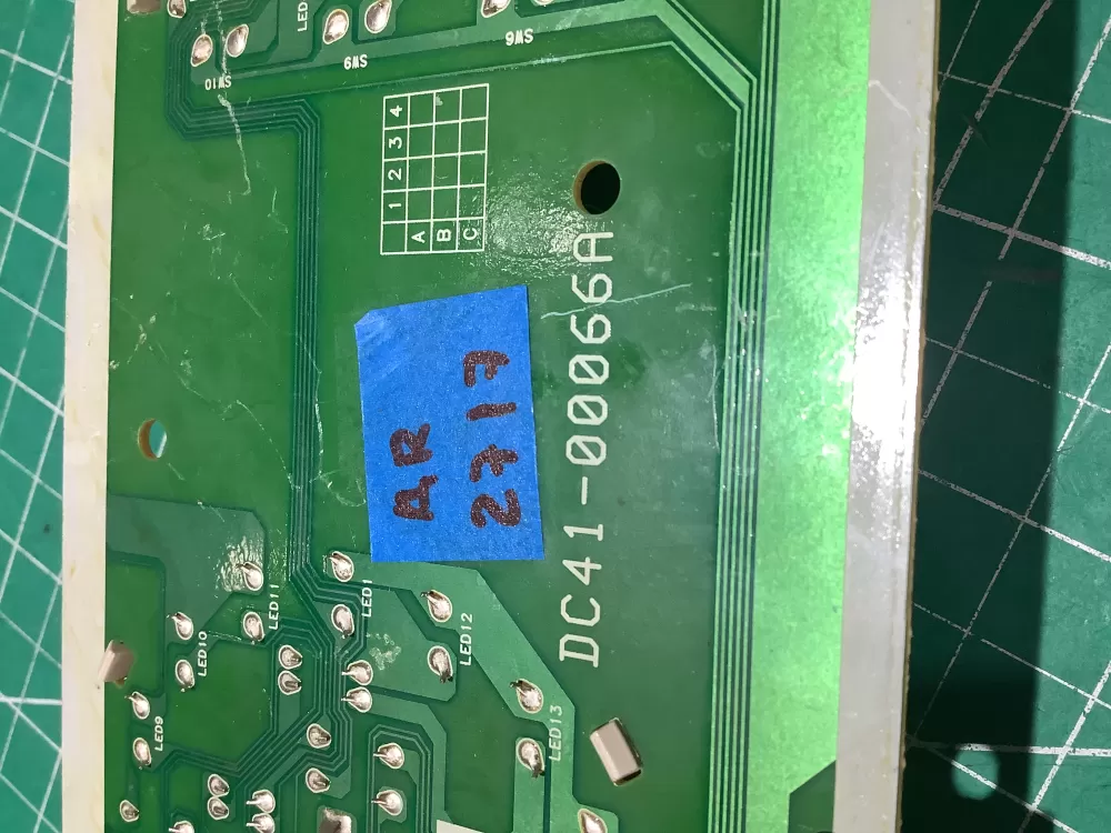 Samsung MFS-DV318A-S0 DC41-00066A Dryer UI Control Board AZ184090 | AR2717