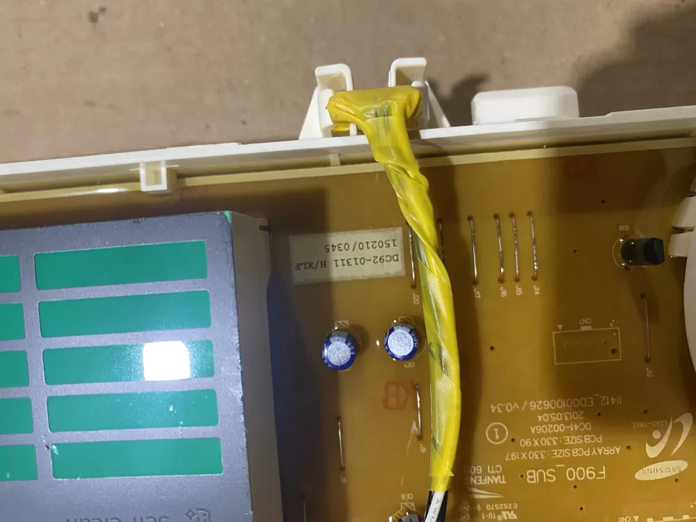 Samsung DC92 01311H Washer Control Board AZ68375 | BKV367