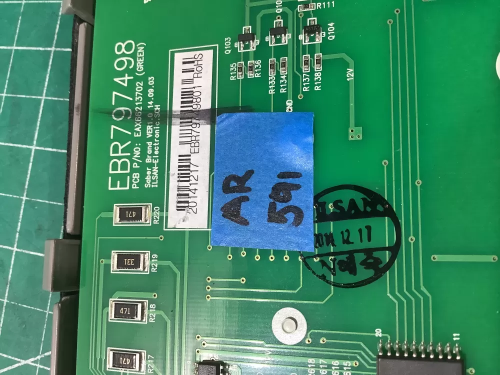 LG Kenmore EBR79749801Refrigerator Dispenser Control Board AZ194133 | AR591