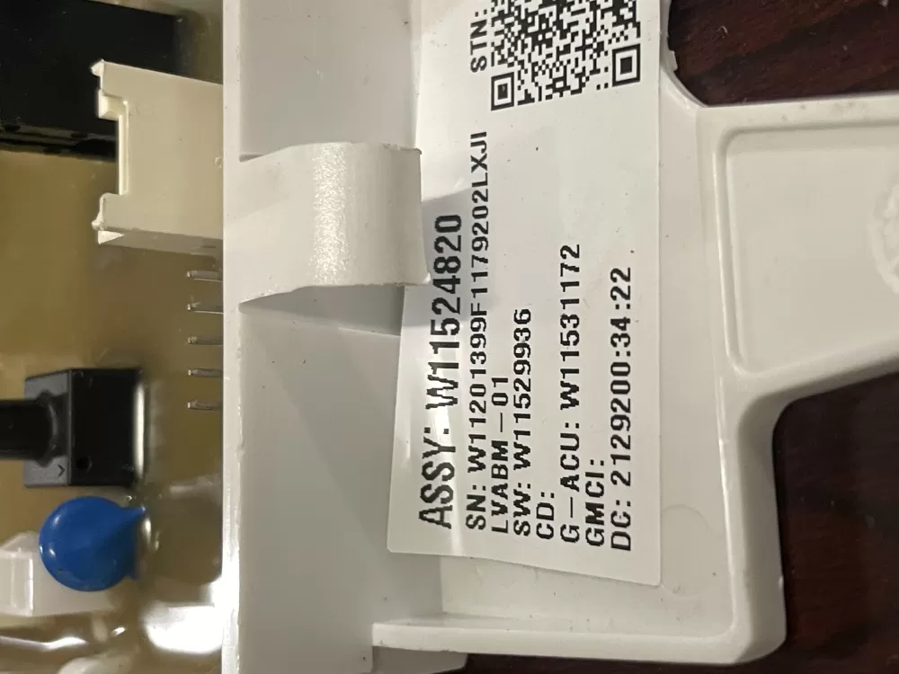 Whirlpool W11524820 Washer Control Board AZ63135 | Wm1907
