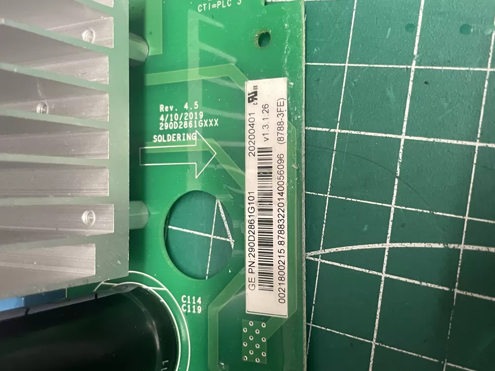 GE 290D2861G101 Washer Control Board AZ204008 | Wm2190