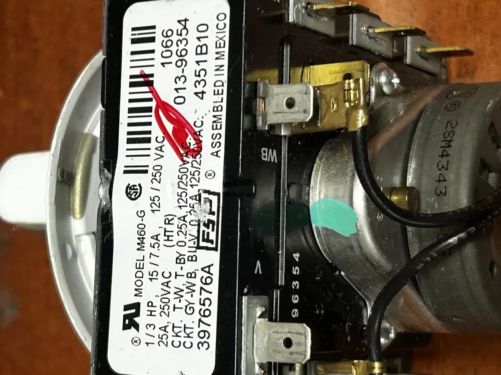 Kenmore 3406702A WP3976576 3406015 3406702 3976576 3976576R 548375 AP6009025 PS11742167 EAP11742167 3976576A Dryer Timer