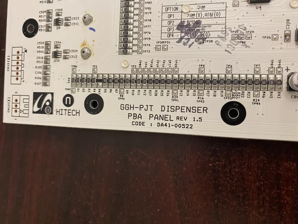 Samsung DA41-00522A Refrigerator Dispenser Control Board AZ37337 | BK168