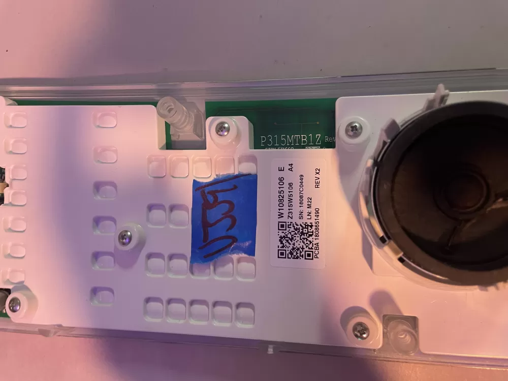 Maytag W10754966 W10825106 Washer Control Board Panel AZ196772 | KMV339