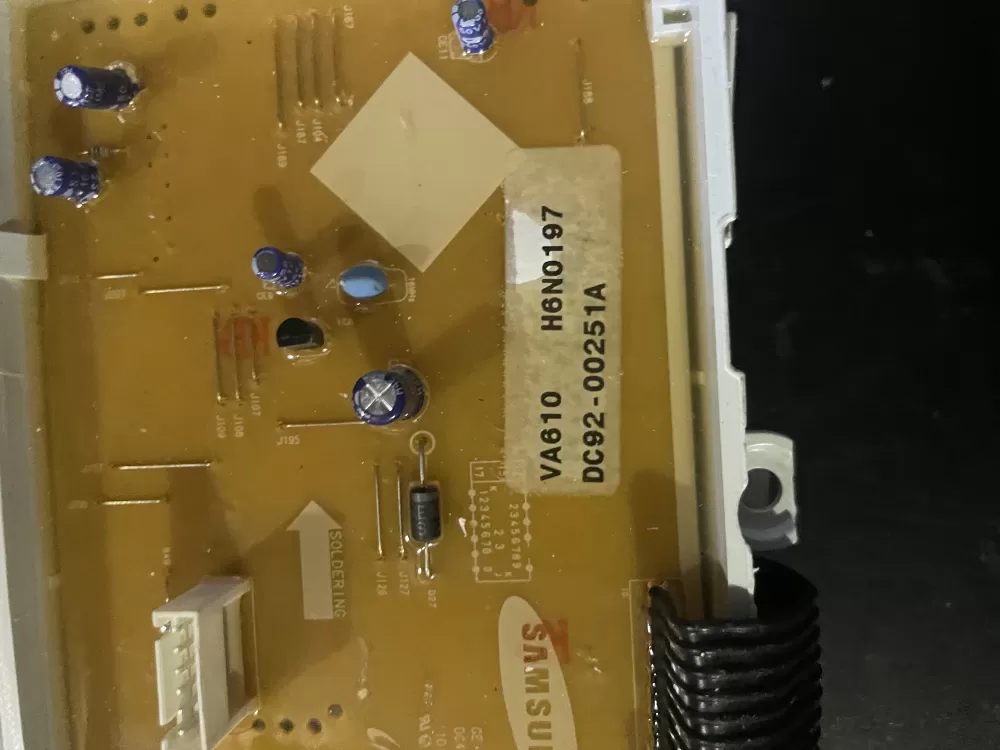 GE Samsung DC92-00251A Dryer Control Board AZ35117 | Wm400