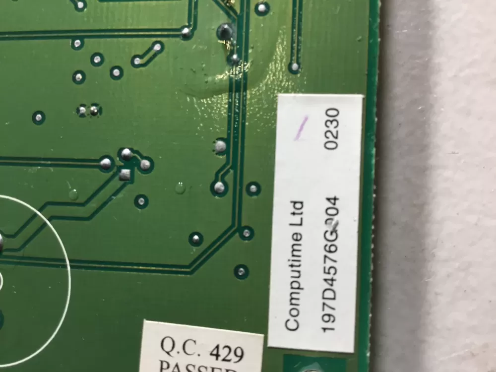 GE 197D4576G004 Refrigerator Control Board AZ47542 | NR570