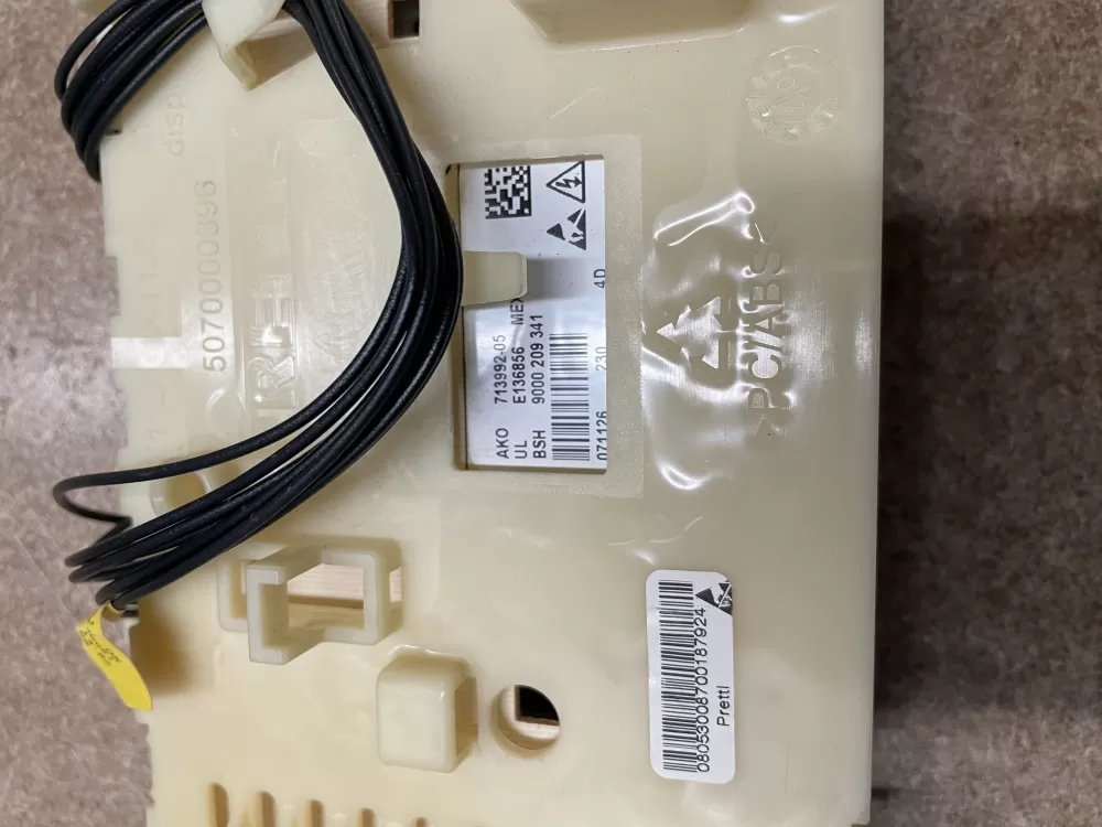 Bosch 9000 209 341 5 Dryer Control Board AZ20739 | KMV182