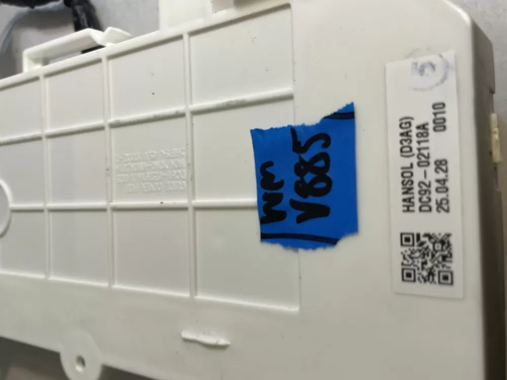 Samsung DC9-02118A DA92 02117A Washer Control Board AZ194634 | Wmv885