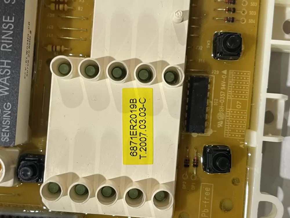 LG 6870EC9230A 6871ER2019B Washer Control Board AZ163942 | Wmv658