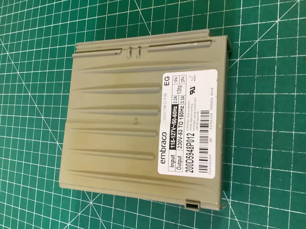 GE 200D5948P012 Refrigerator Control Board Inverter