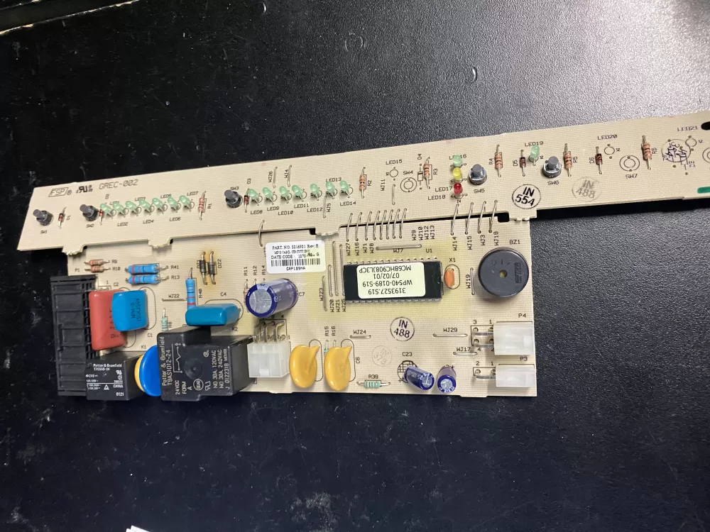 Whirlpool 2216921 Refrigerator Control Board AZ3572 | BK1066