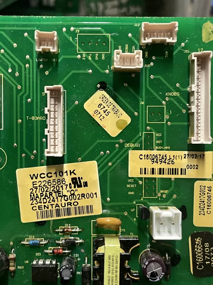 GE 234D2417G002 WH04X25737 Washer Control Board AZ14415 | 674
