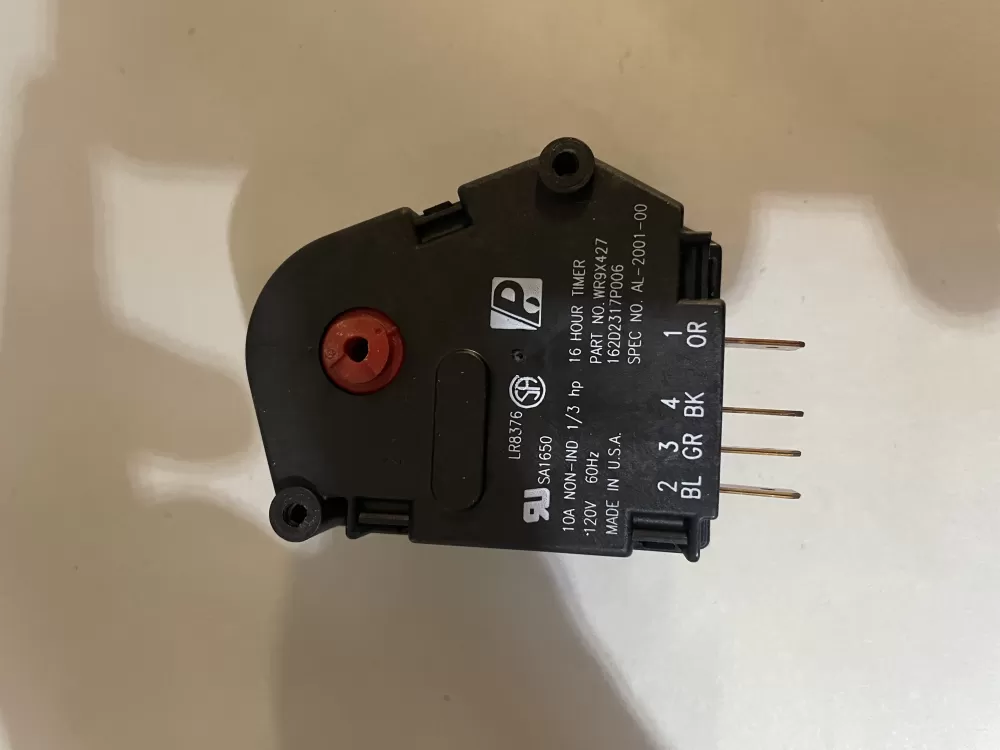 WR9x427 162D2317P006 GE defrost timer for refrigerator AZ123566 | KM413
