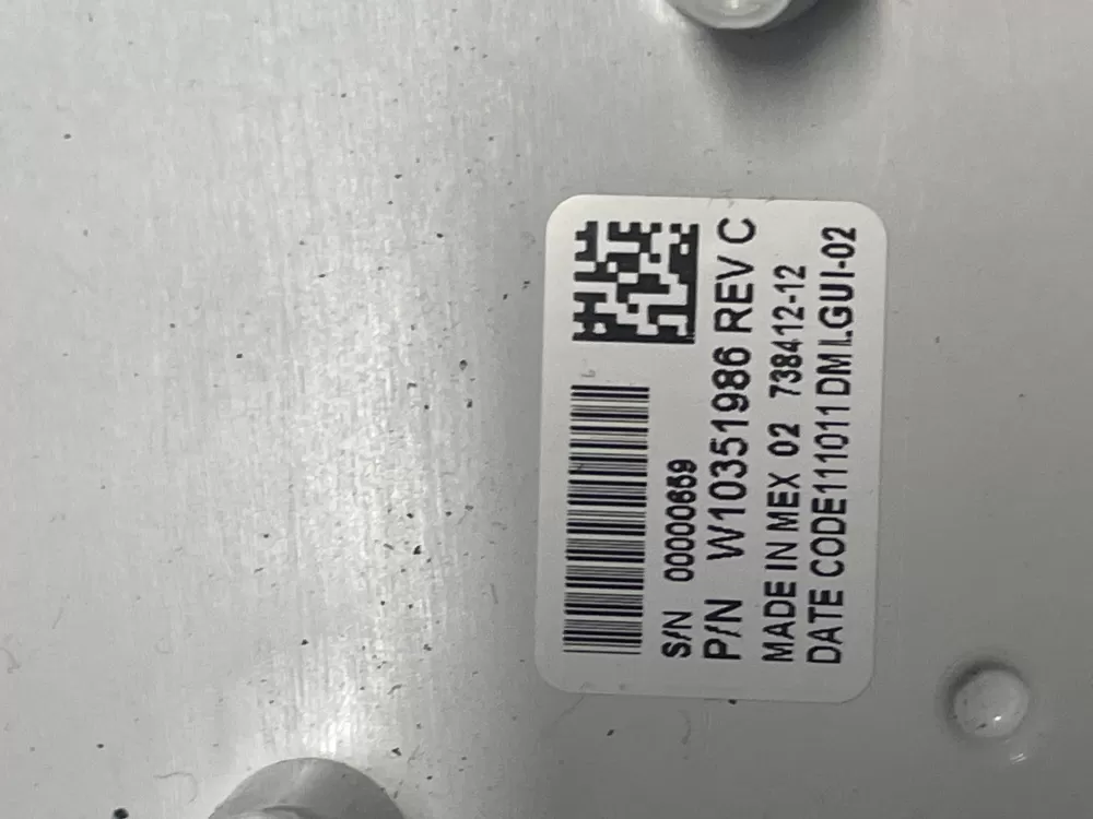 Kenmore W10272636 W10351986 WPW10351986 Washer Control Board AZ20790 | WMV175