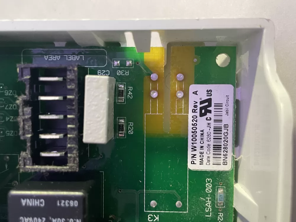 Whirlpool Maytag Kenmore W10111606 6105034 Dryer Control Board AZ195758 | Wm824
