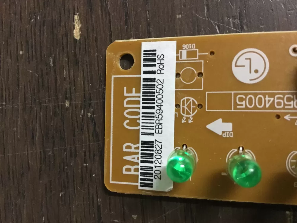 LG Kenmore EBR59400502 AP5680200 Refrigerator Control Board AZ21660 | NR105