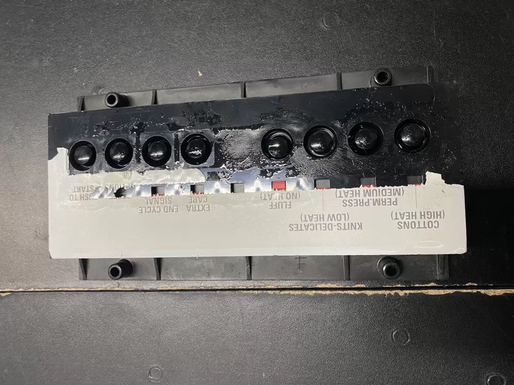 GE 175D2078G001 Dryer Selector Switch Push Button Control AZ12229 | BK668