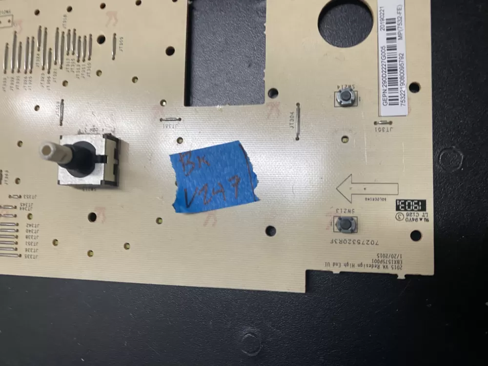 GE 290D2227G005 Dryer Control Board AZ6778 | BKV247
