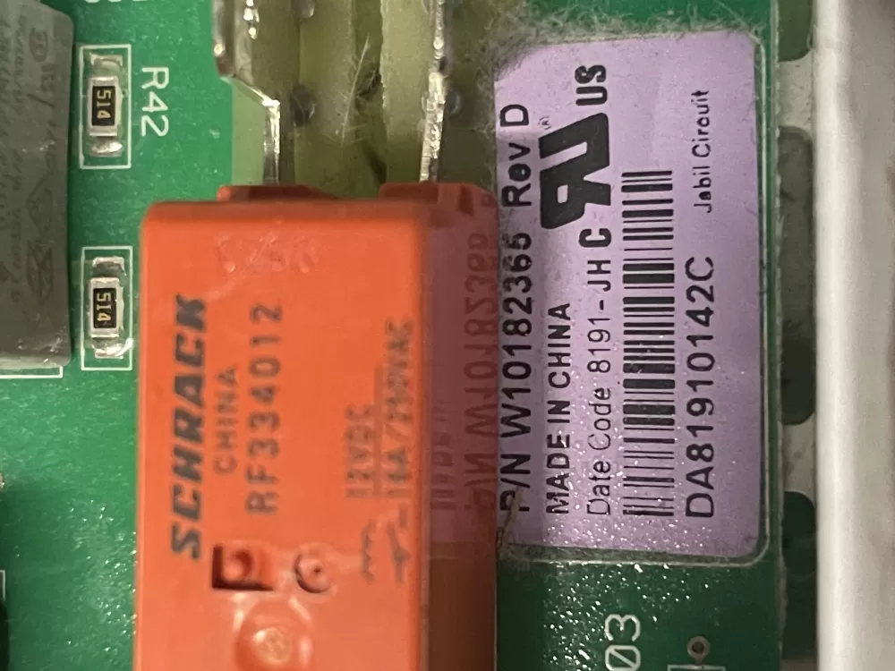 Whirlpool Maytag Kenmore W10182365 Dryer Control Board AZ10915 | 1311