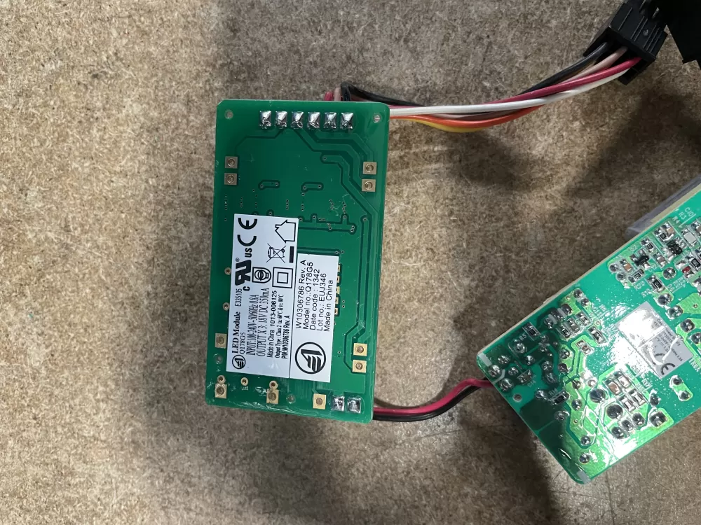 Whirlpool W10306786 Refrigerator LED Inverter Board Box AZ17107 | KM1480