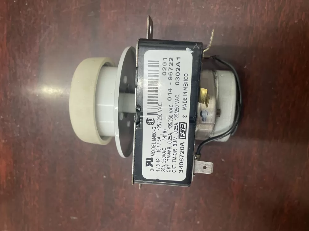 Whirlpool WP3406720  AP6008570  3406720  529119  PS11741710  PD00055932 Dryer Timer