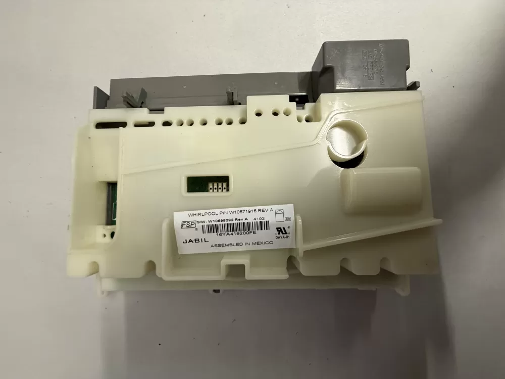 W10698392 Whirlpool Dishwasher Board - Control