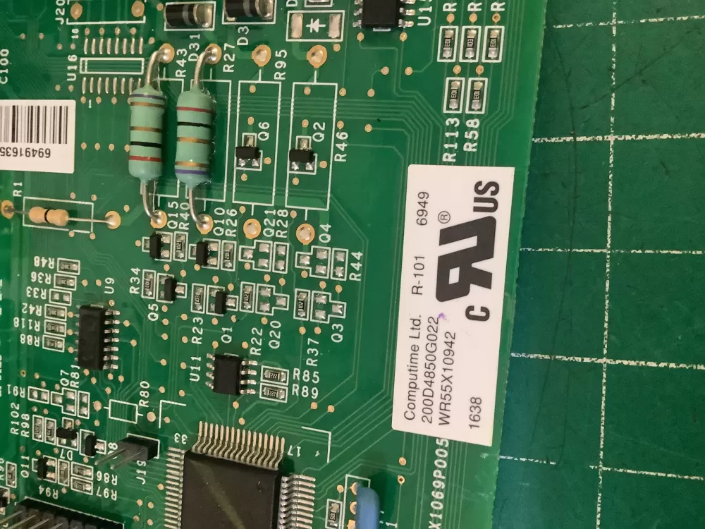 GE 200D6221G028 EBX1110P002 Refrigerator Control Board AZ208132 | NR67