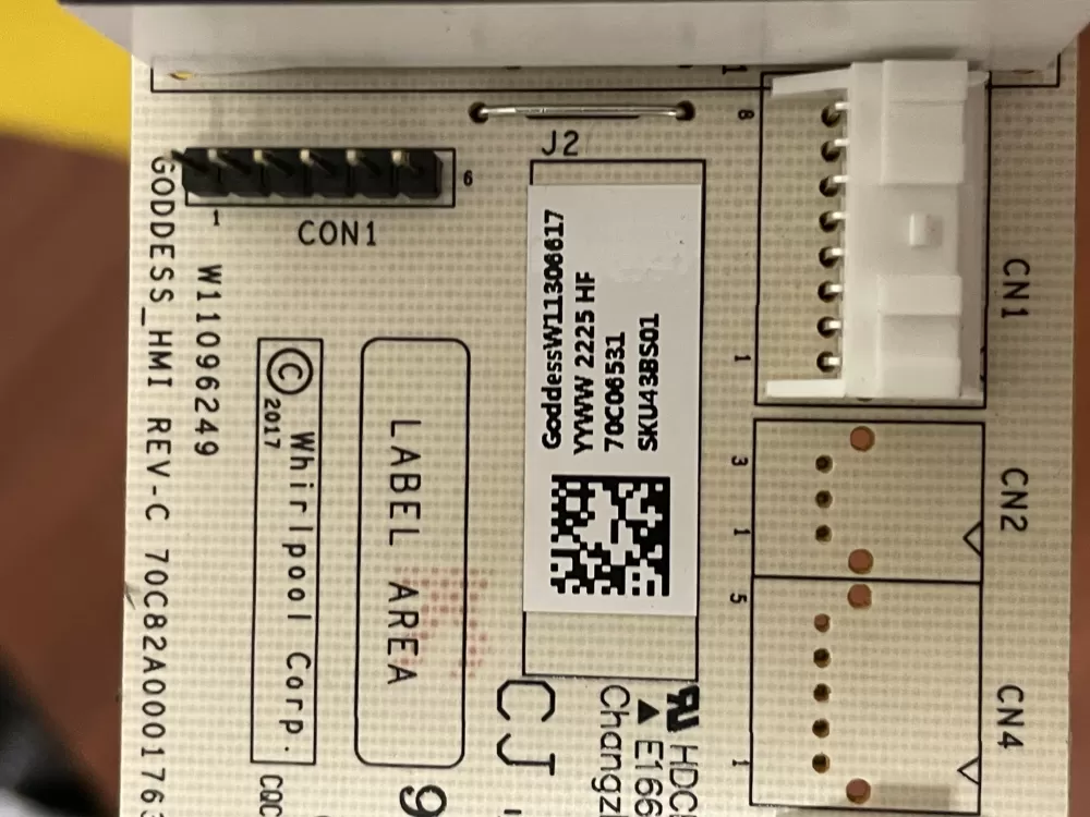 Whirlpool WRQA59CNKZ Refrigerator Display Board W11306617 AZ52328 | Wm1893