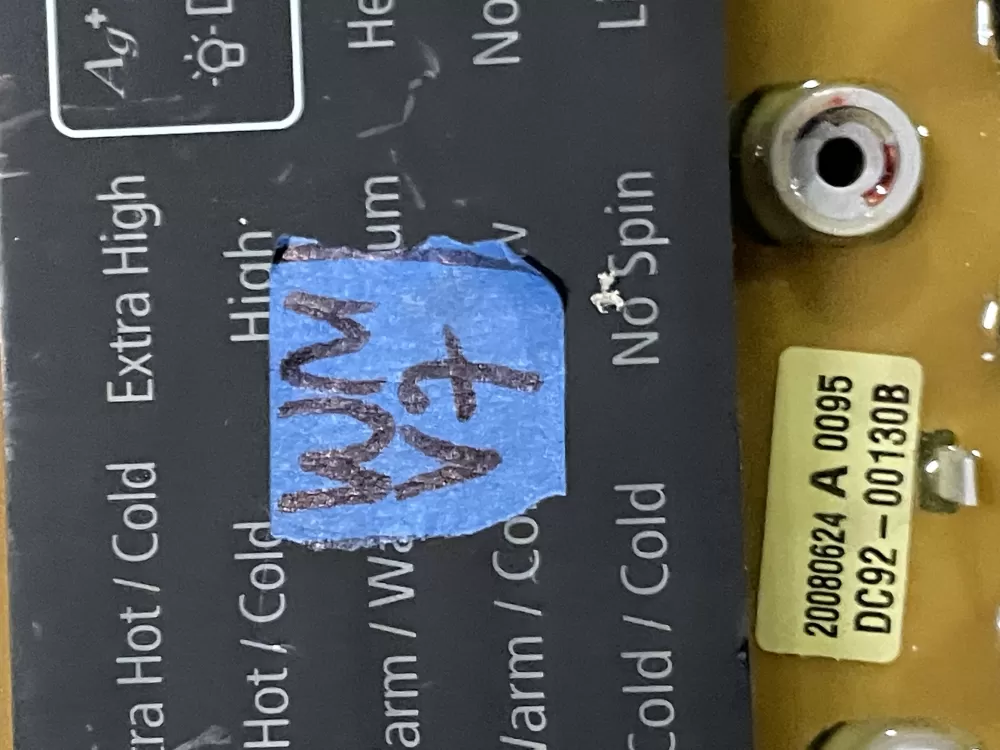 Samsung DC92 00130B Washer Control Board AZ27201 | WMV7