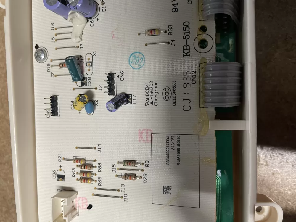 GE 17238100000283 Dryer Control Board  AZ8577 | KMV314