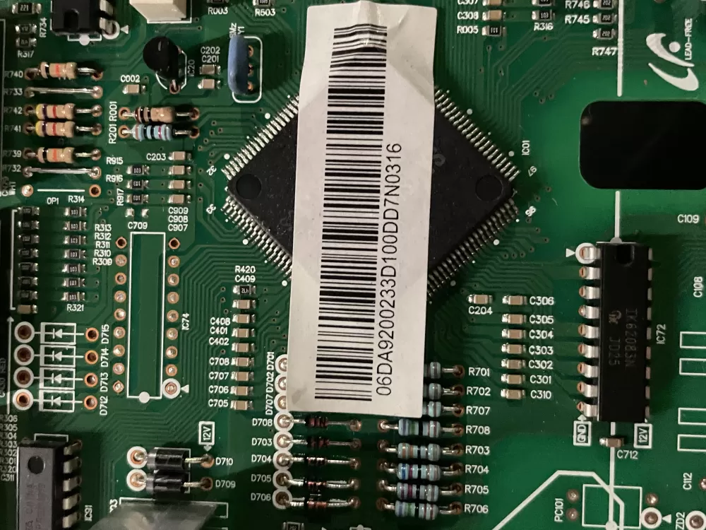 Samsung DA92-00233D Refrigerator Control Board AZ27991 | WM261